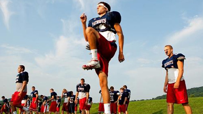 Stretching helps to throw a football farther