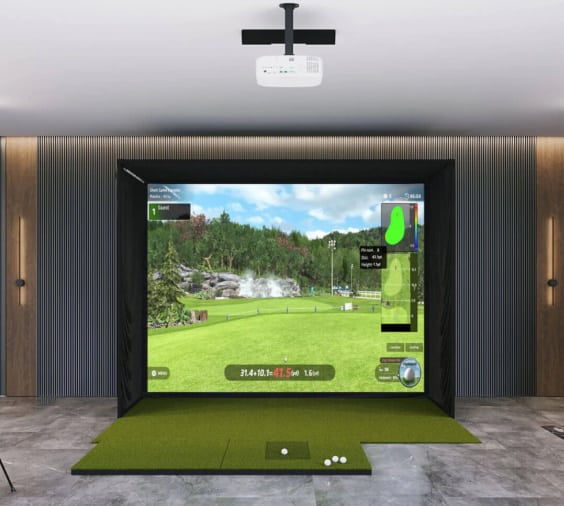 best projector for golf simulator